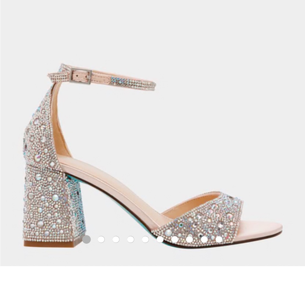 Betsey Johnson Bridal Shoes size 8. NEVER WORN
